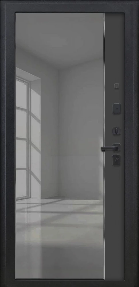 Входная дверь ДвериПРО Модель Л-49 ФЛЗ-618 Черный кварц DPRO227980 внутренняя сторона